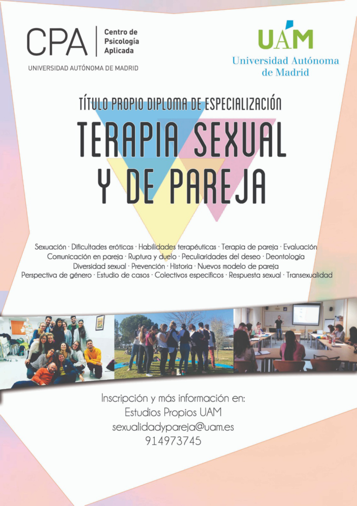 Diploma de Especialización Terapia Sexual y de Pareja
